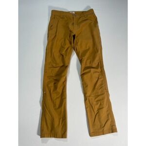 LIVSN Pants Mens 30x32 Yellow Organic Chino Flex Canvas Outdoor Hiking Utility